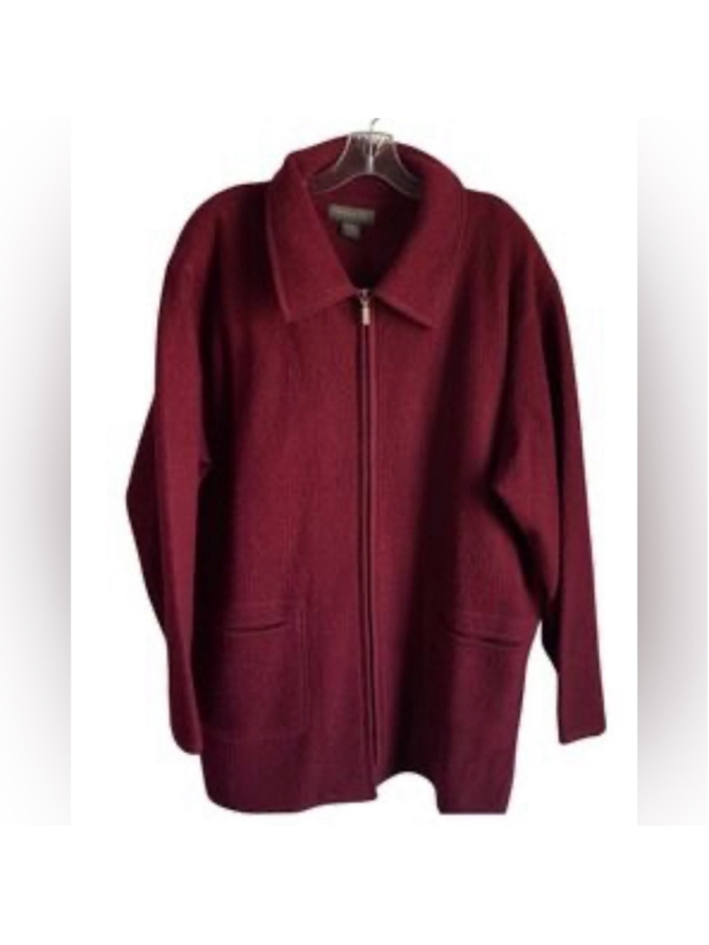 Lane Bryant Deep Red Utility Jacket